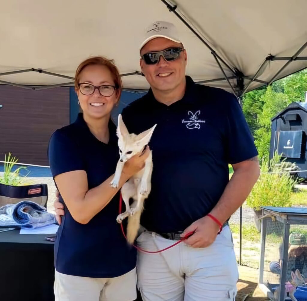 Photo de Pascal Soucy, Suzie et un renard fennec